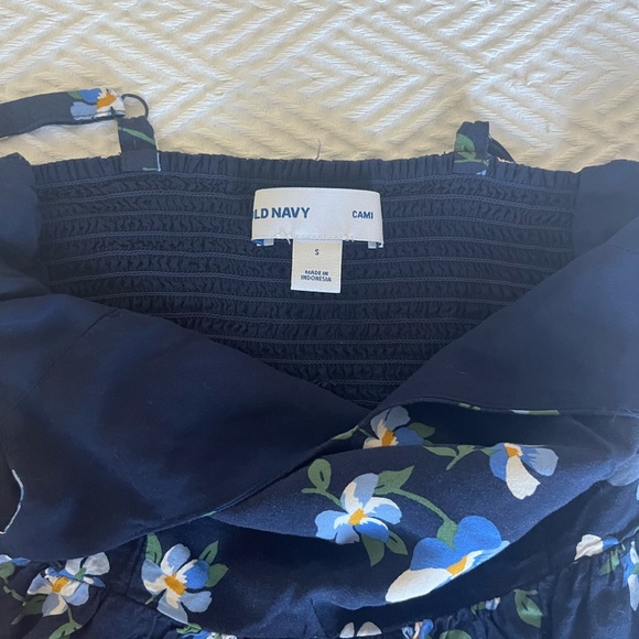 navy floral maxi dress - Picture 3 of 3